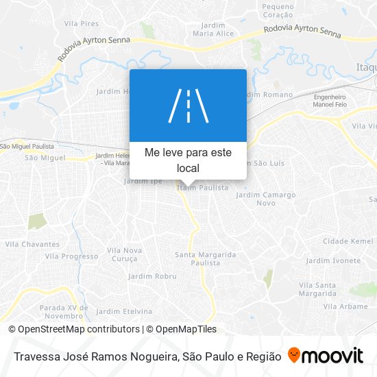 Travessa José Ramos Nogueira mapa