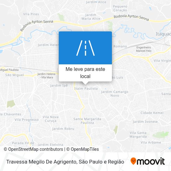 Travessa Megilo De Agrigento mapa
