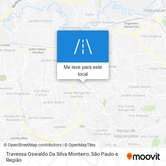 Travessa Oswaldo Da Silva Monteiro mapa