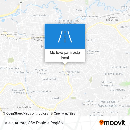 Viela Aurora mapa