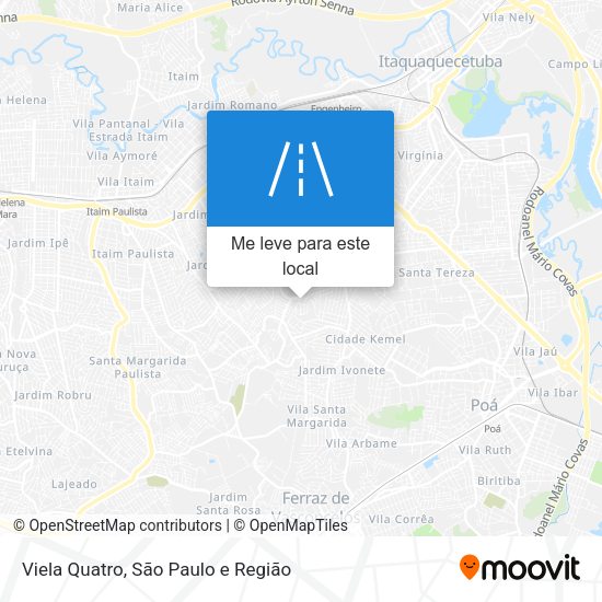 Viela Quatro mapa