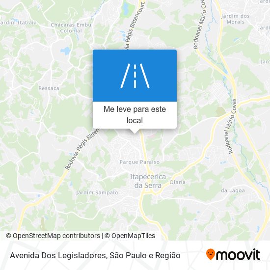 Avenida Dos Legisladores mapa