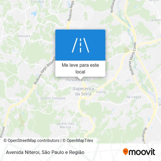 Avenida Niteroi mapa