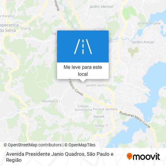 Avenida Presidente Janio Quadros mapa