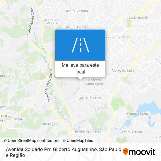 Avenida Soldado Pm Gilberto Augustinho mapa