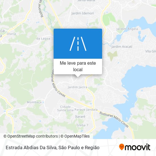 Estrada Abdias Da Silva mapa