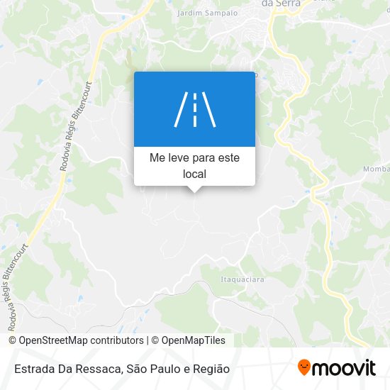 Estrada Da Ressaca mapa