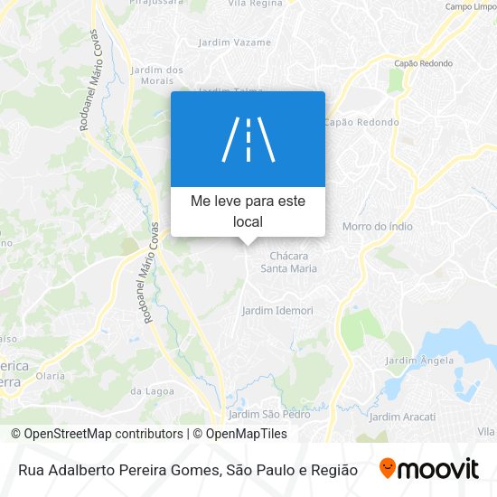 Rua Adalberto Pereira Gomes mapa