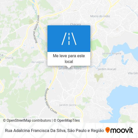 Rua Adalcina Francisca Da Silva mapa
