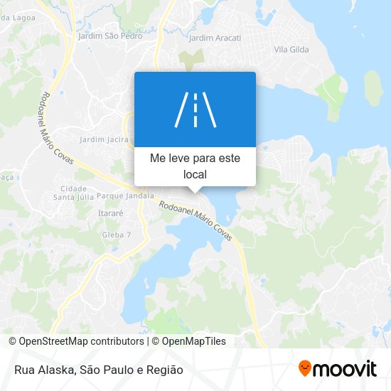 Rua Alaska mapa