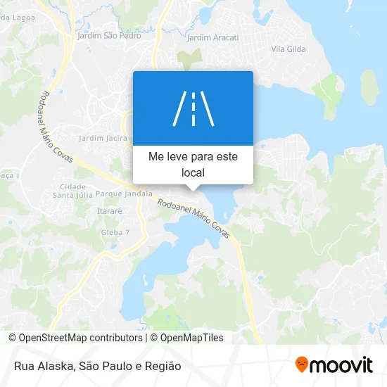 Rua Alaska mapa