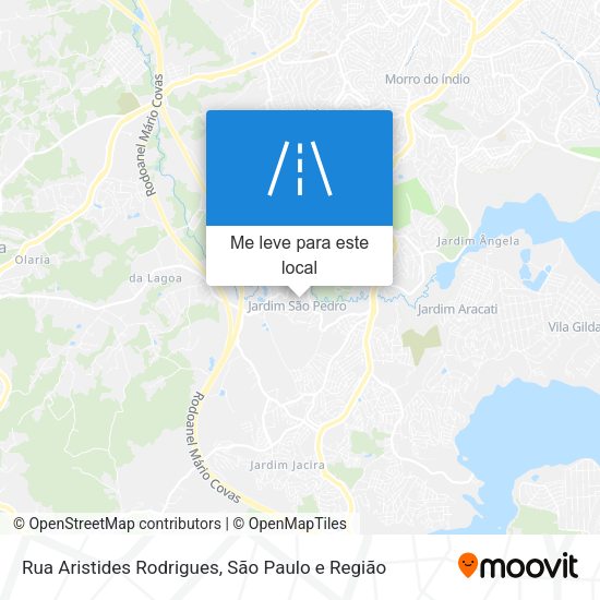 Rua Aristides Rodrigues mapa