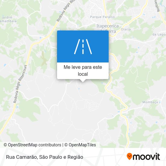 Rua Camarão mapa
