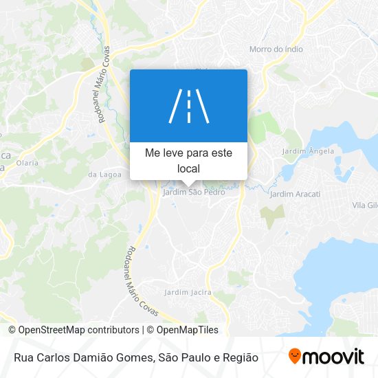 Rua Carlos Damião Gomes mapa