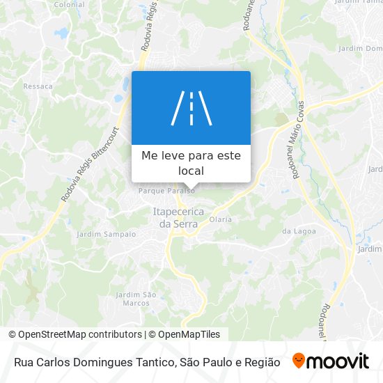 Rua Carlos Domingues Tantico mapa