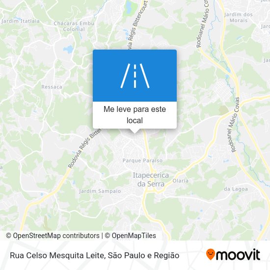 Rua Celso Mesquita Leite mapa