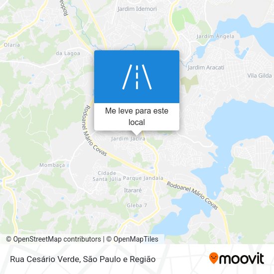 Rua Cesário Verde mapa