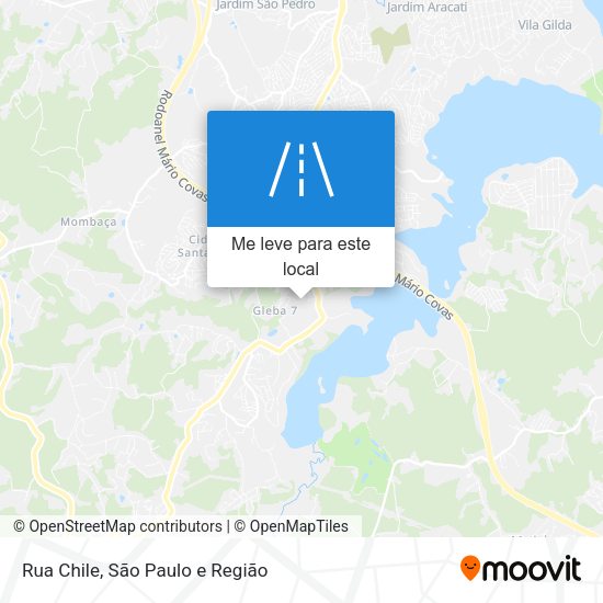 Rua Chile mapa