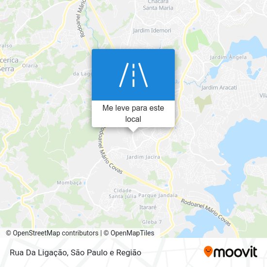 Rua Da Ligação mapa
