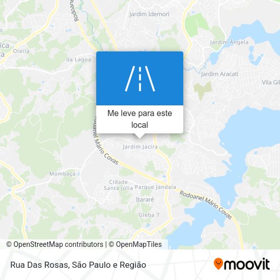 Rua Das Rosas mapa