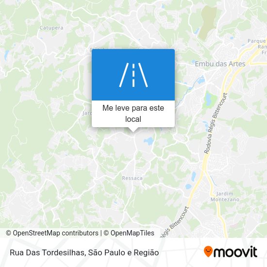 Rua Das Tordesilhas mapa