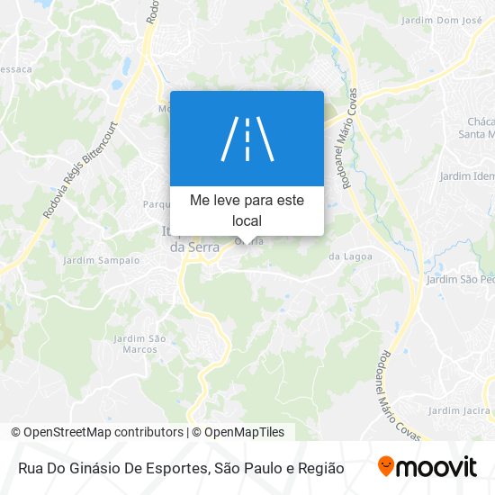 Rua Do Ginásio De Esportes mapa