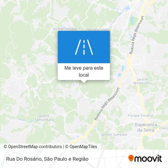Rua Do Rosário mapa