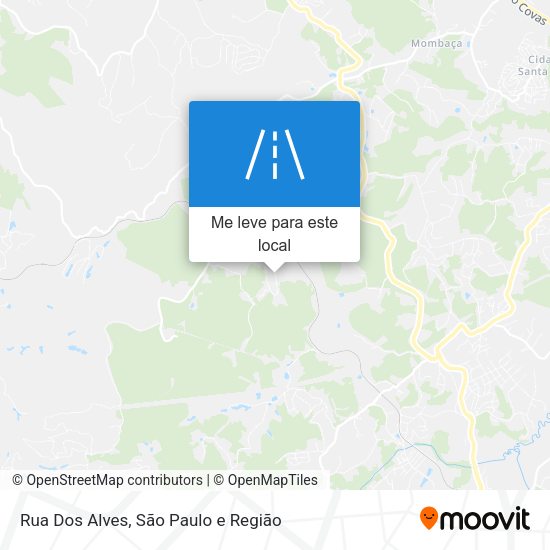 Rua Dos Alves mapa