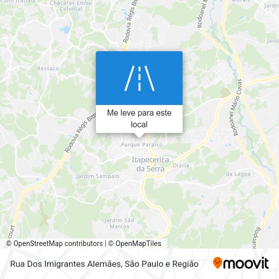 Rua Dos Imigrantes Alemães mapa