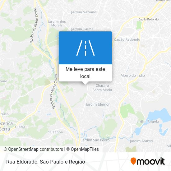 Rua Eldorado mapa