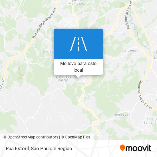 Rua Estoril mapa