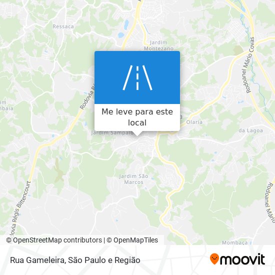 Rua Gameleira mapa