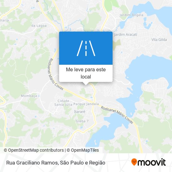 Rua Graciliano Ramos mapa