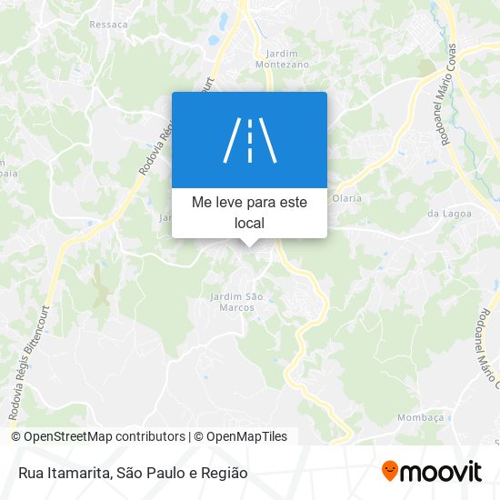 Rua Itamarita mapa