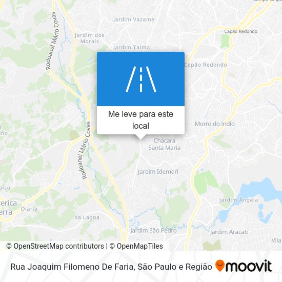 Rua Joaquim Filomeno De Faria mapa