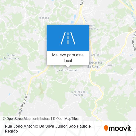 Rua João Antônio Da Silva Júnior mapa
