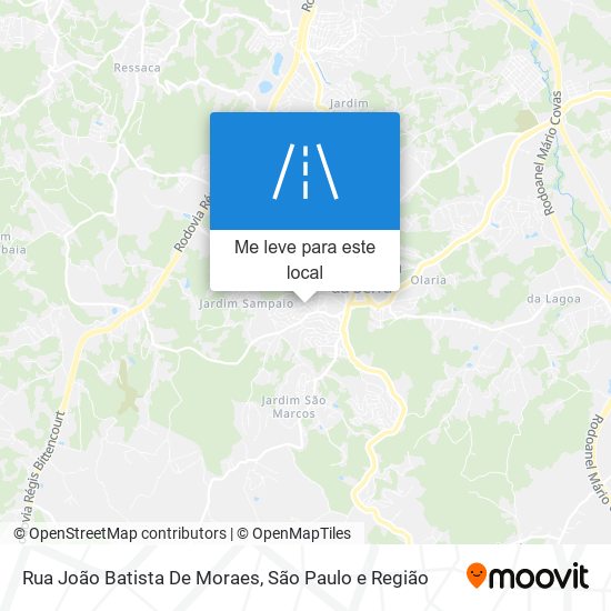 Rua João Batista De Moraes mapa