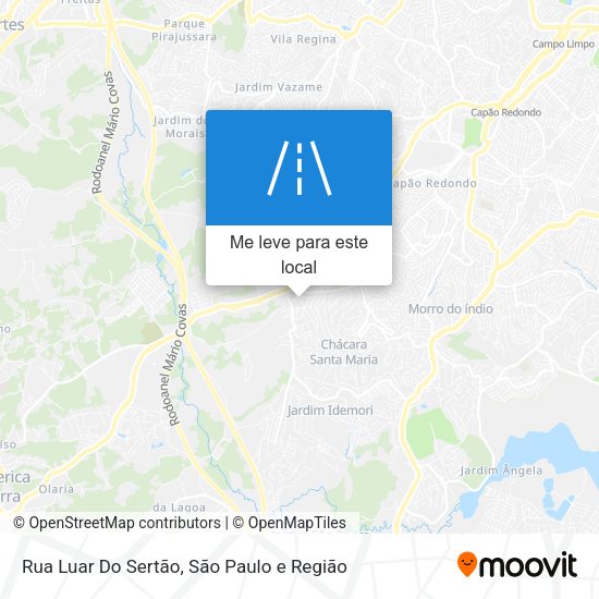 Rua Luar Do Sertão mapa
