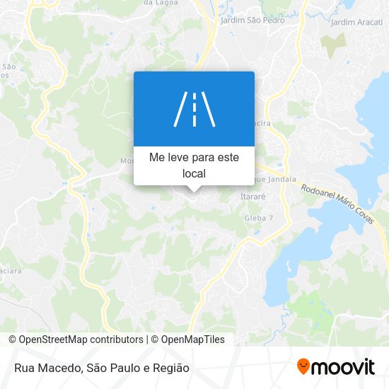 Rua Macedo mapa