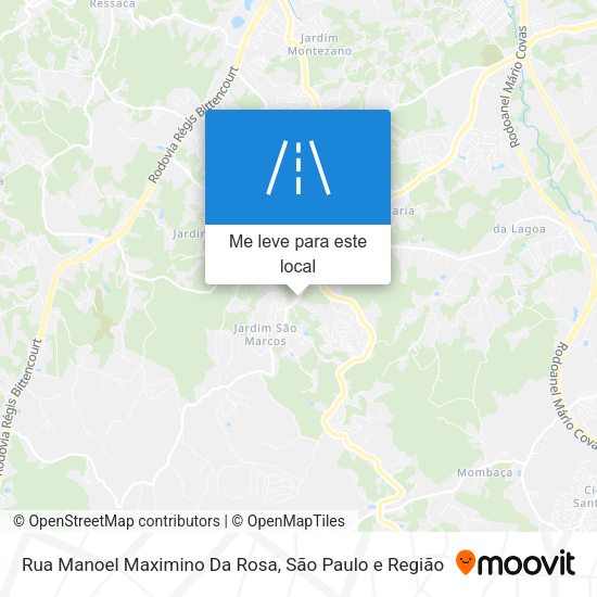 Rua Manoel Maximino Da Rosa mapa