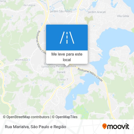 Rua Marialva mapa