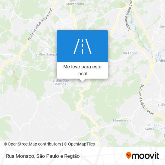 Rua Monaco mapa