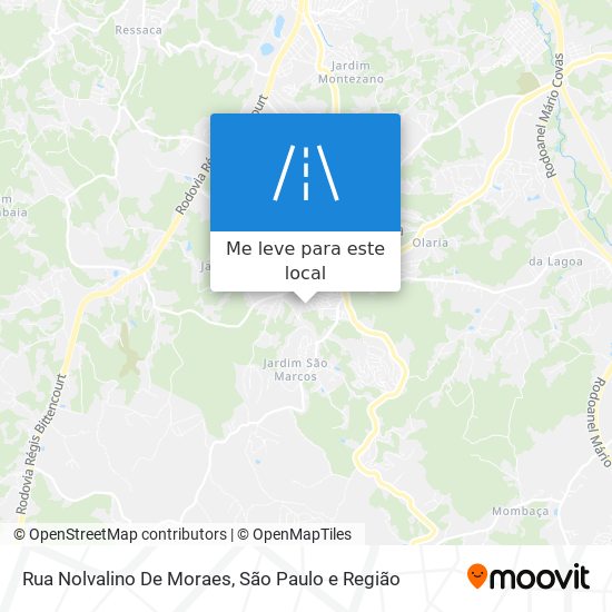 Rua Nolvalino De Moraes mapa