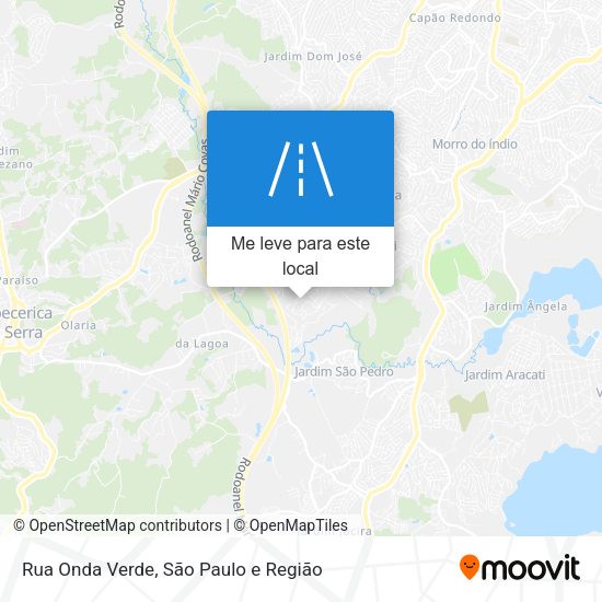 Rua Onda Verde mapa