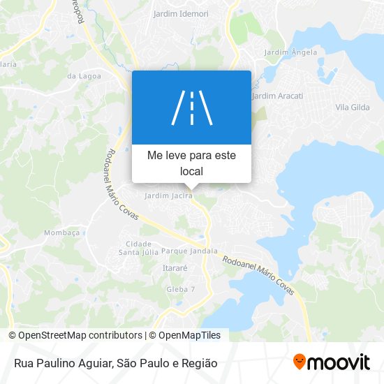 Rua Paulino Aguiar mapa