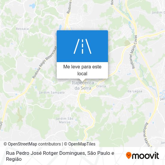 Rua Pedro José Rotger Domingues mapa