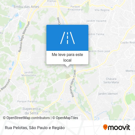 Rua Pelotas mapa