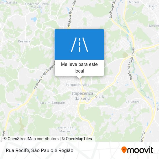 Rua Recife mapa