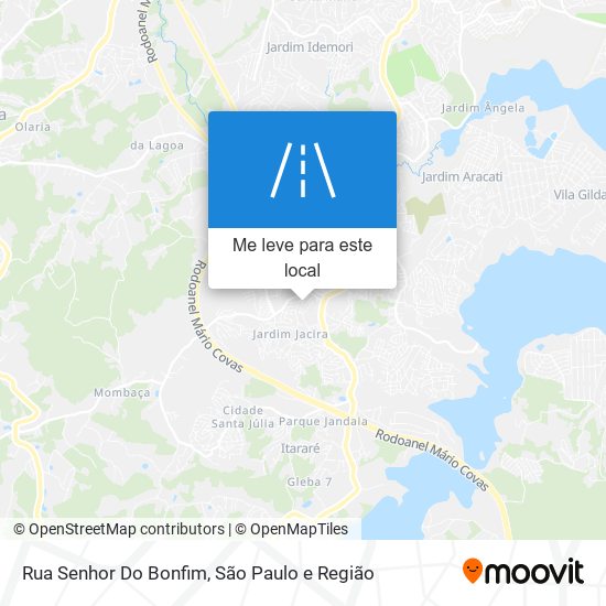 Rua Senhor Do Bonfim mapa