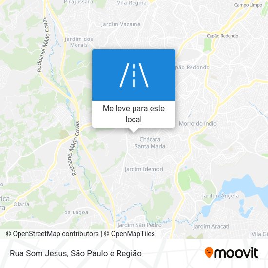 Rua Som Jesus mapa